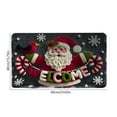 thumbnail image 3 of Antqov Christmas Doormat 16x24" Soft Christmas Rugs Christmas Kitchen Bathroom Rugs Non-Slip Washable Floor Mat Carpet for Indoor Entryway Living Room Bedroom Decor Gifts, 3 of 6