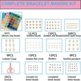 thumbnail image 3 of Kit para hacer pulseras XMZCOLA, 12800 unidades, cuentas de arcilla, 96 colores, 3 of 6
