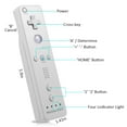 thumbnail image 3 of Luxmo Remote& Nunchuck Motion Plus Controller Combo Set for Wii / Wii U Console Video Game, 3 of 8