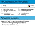 thumbnail image 3 of Impresora láser inalámbrica HP Color LaserJet Pro 4201dw de 35 ppm, 3 of 8