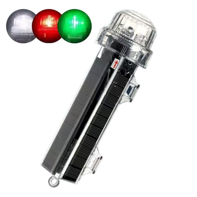 Solar Ocean Light Navigation Light Waterproof Flash LED Night Warning NEW Yacht Fishing Accessories Boat Light And