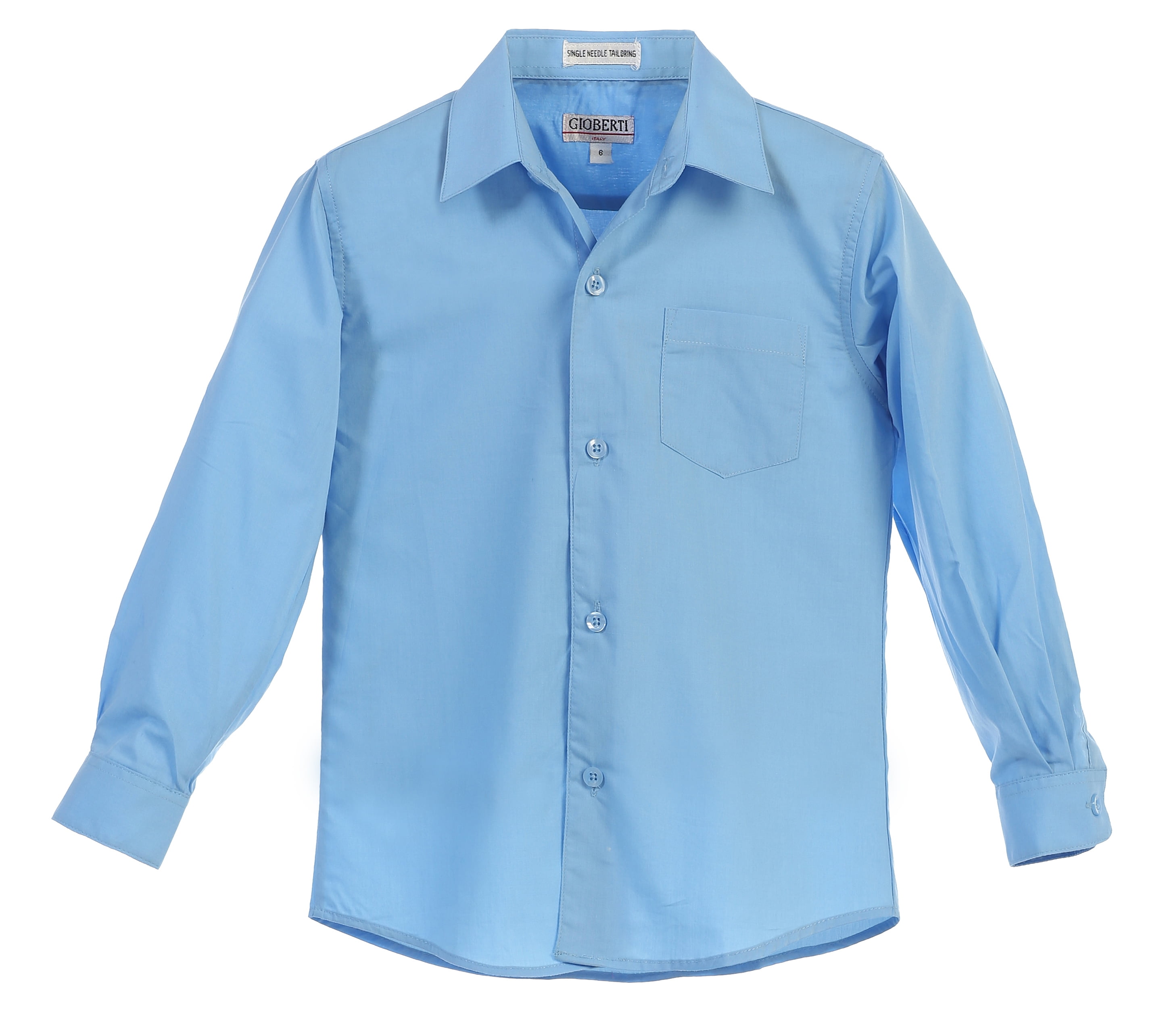 Tシャツ・カットソー Malbon Golf Toko Toko Button Up Shirt SKY BLUE MAN M3321PTS4 Boys Solid Dress Shirt, Sky Blue, 4T - Walmart.com