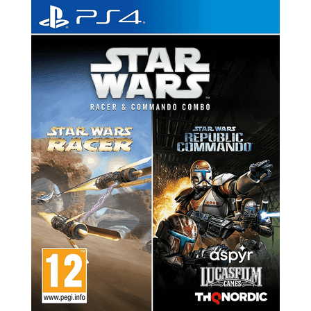 Star Wars Racer and Republic Commando Combo PlayStation 4 Brand New Factory Sealed
