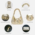 thumbnail image 4 of LHSHID Shoulder Handbag for Women Fashion Ruched Shoulder Hand Purse Sofii Clutch Hobo Bag Trendy Purse for Lady, 4 of 7