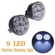 thumbnail image 1 of DASI New 1PCS 9LED DRL Round Car Fog Lamp Driving Daytime Running Lights Head Light White Quality, 1 of 5