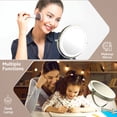 thumbnail image 6 of Yulika 8'' Wall Mounted LED Makeup Mirror, 1X/10X Intelligent Dimming Makeup Mirror 360 ° Rotation, Vintage Nickel, 6 of 6