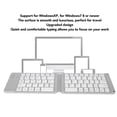 thumbnail image 4 of Foldable BT Keyboard, 2 Fold Slim Pocket Size Mini BT Cordless Keyboard With 120mAh Rechargeable Battery, For , For IOS, For, 4 of 8