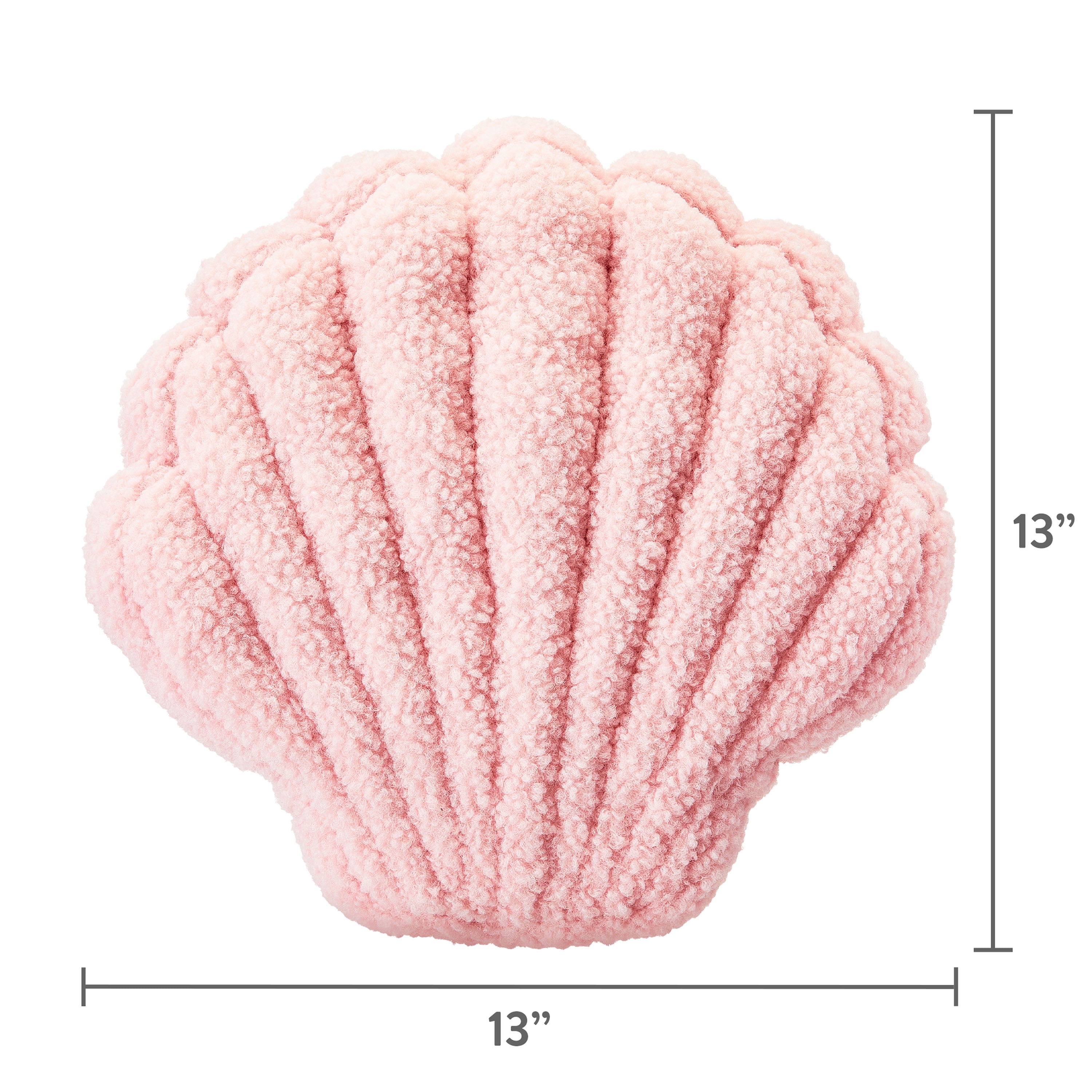 Parent's Choice Toddler Decorative Shell Pillow, Pink, 1 Count