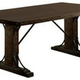 thumbnail image 2 of Traditional Dining Table, Rustic Walnut Brown, 2 of 3