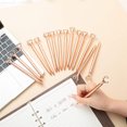 thumbnail image 2 of 16Pcs Diamond Ballpoint Pen,Black Ink Writing Pen,1.0mm Fine Point Pen,Portable Pockets Signature Pen,Small Metal Twist Pen,Perfect Gift for Christmas Wedding Birthday Rose Gold, 2 of 7