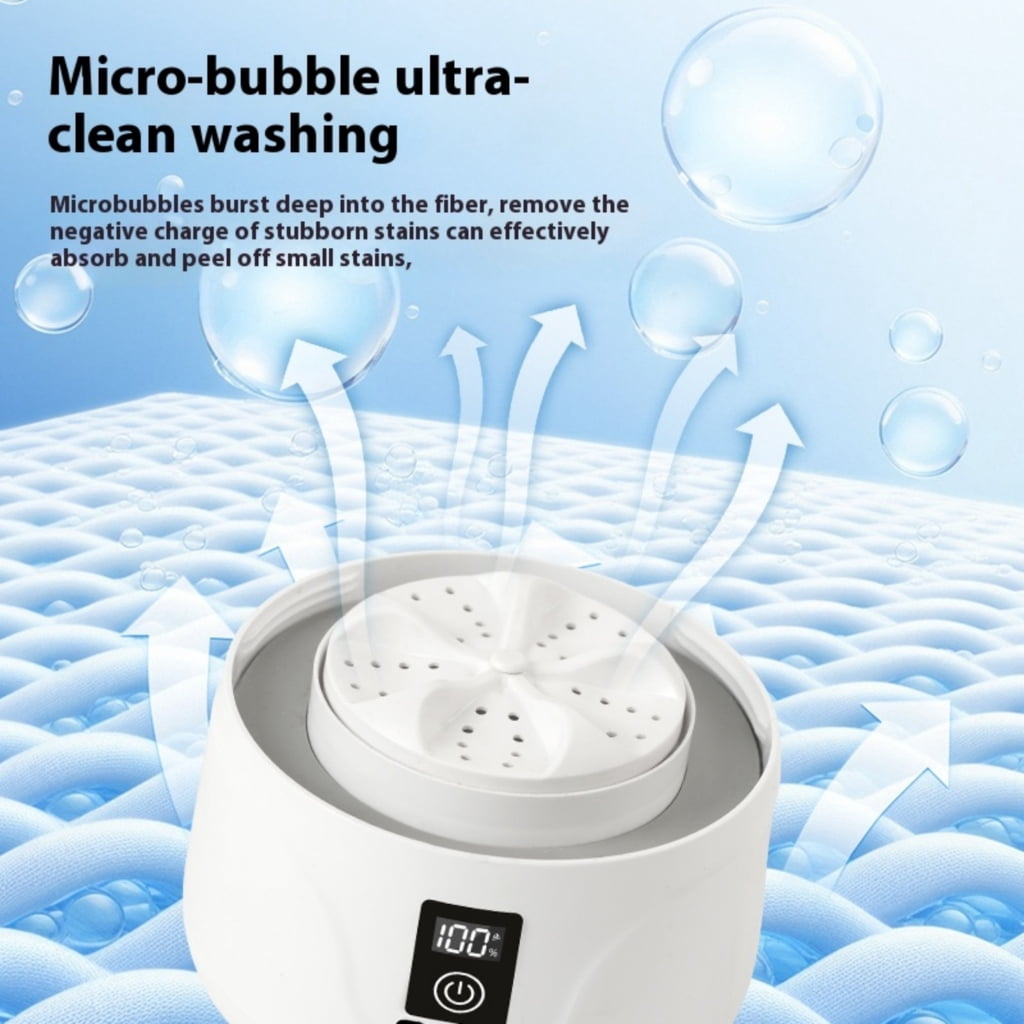 Portable Cordless Mini Washing Machine For Underwear Socks Baby Clothes Travel