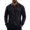 Black, variant on TOUMENY Men Zip Up Jacket Casual Lightweight Slim Fit Collared Long Sleeve Coat with Pocket Outdoor Travel Spring Fall Winter Jackets for Men Army Green XXXL