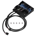 thumbnail image 1 of Panel Frontal De Disquete Usb2.0 Hd-Audio 3.5 '' 9 Pines A 2 Interfaz Usb2.0 Con Audio De Micrófono Inevent EL006963-00, 1 of 6