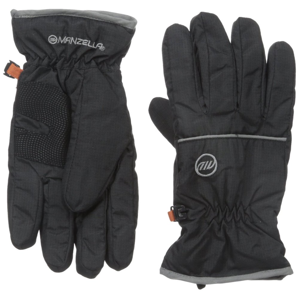 Manzella Manzella Women's PackIt Gloves, Medium, Black