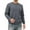 Dark Gray, variant on XIAONU Mens Sweatshirts Slim Fit Long Sleeve Crewneck Pullover Sweatshirt Solid Color Basic Casual Top For Daily Wear