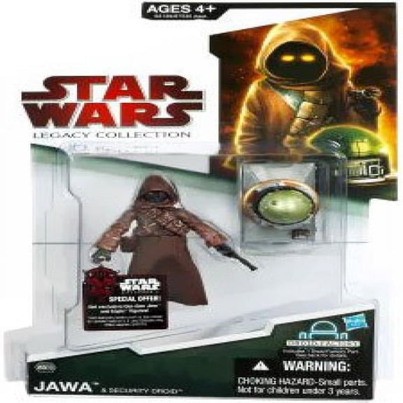 Star Wars-lucas Sw 3.75 Bsc Fig Jawa W/ Security Droid