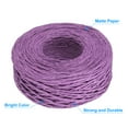 thumbnail image 3 of Unique Bargains 1 Roll Raffia Ribbon, 109 Yard Paper Twine String for Festival Gifts Wrapping, Purple, 3 of 7