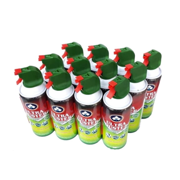 Ultra Duster Industrial Strength Compressed Air Duster Cleaner 10 oz., 12/Pack (UDS-10P12)