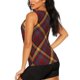 thumbnail image 3 of Fotbe Buffalo Check Plaid Blusas Sin Mangas para Mujer – Estilo Casual, Corte Suelto, Slim-Fit, Cuello Redondo Deportivo, Tops de Verano para Gimnasio y Yoga-Medium, 3 of 7