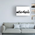 thumbnail image 2 of Trademark Fine Art "Buffalo New York Skyline B&W" Canvas Art by Michael Tompsett, 2 of 5