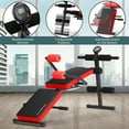 Goplus MultiFunctional Foldable Weight Bench Adjustable Situp Board w
