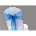 thumbnail image 6 of KAKOWELY Wedding Chair Strap Ribbon Polyester 10Pcs Skyblue No-tie Bowknot Chair Decoration, 6 of 10