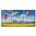thumbnail image 2 of wall26 Hot Air Balloon Field Ride - Canvas Art Wall Art - 16" x 24" x 3 Panels, 2 of 4