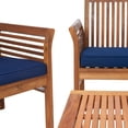 thumbnail image 6 of Safavieh Carson Outdoor Contemporary 4 Piece Living Set with Cushion, 6 of 15
