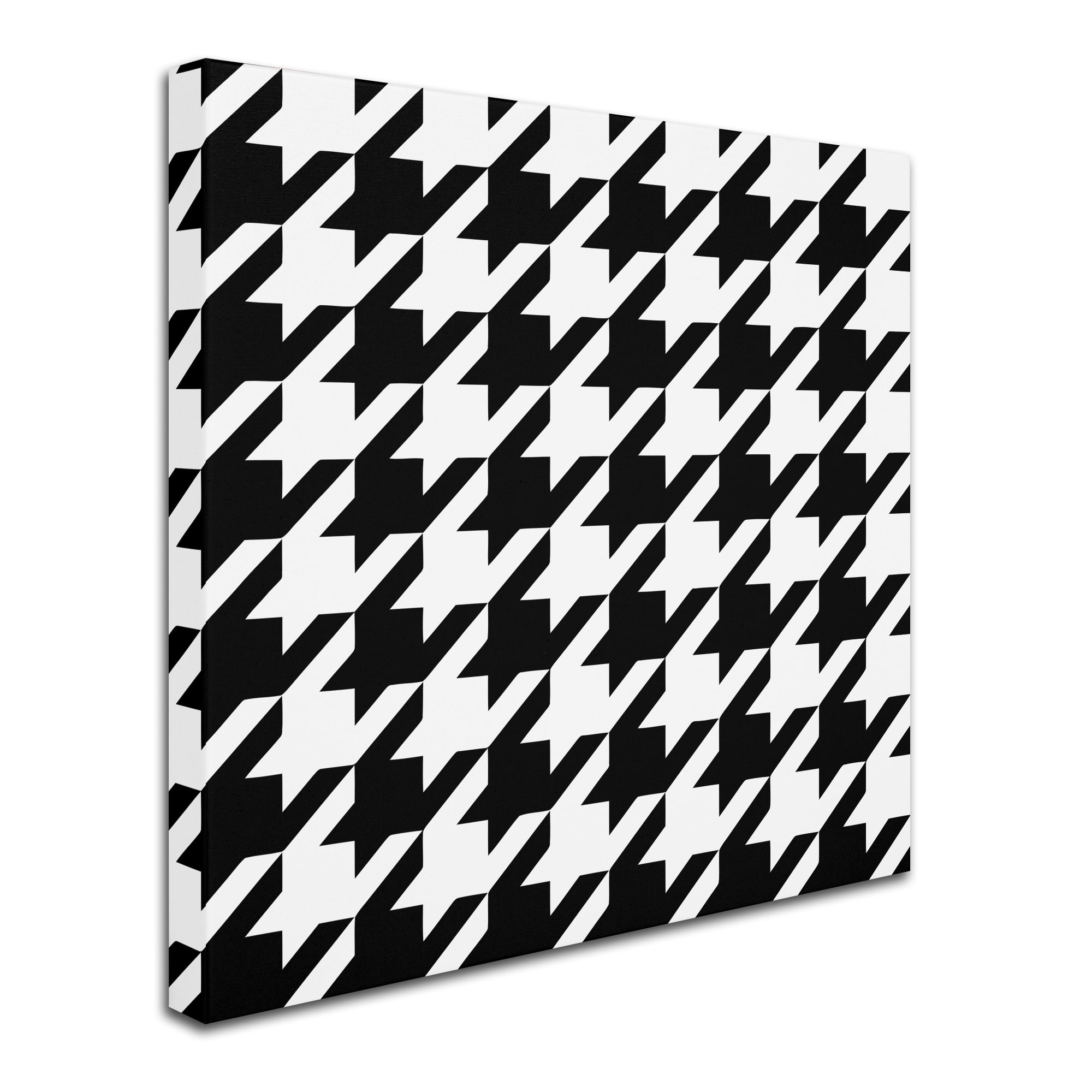 Trademark Fine Art "Houndstooth II" Canvas Art by Color Bakery