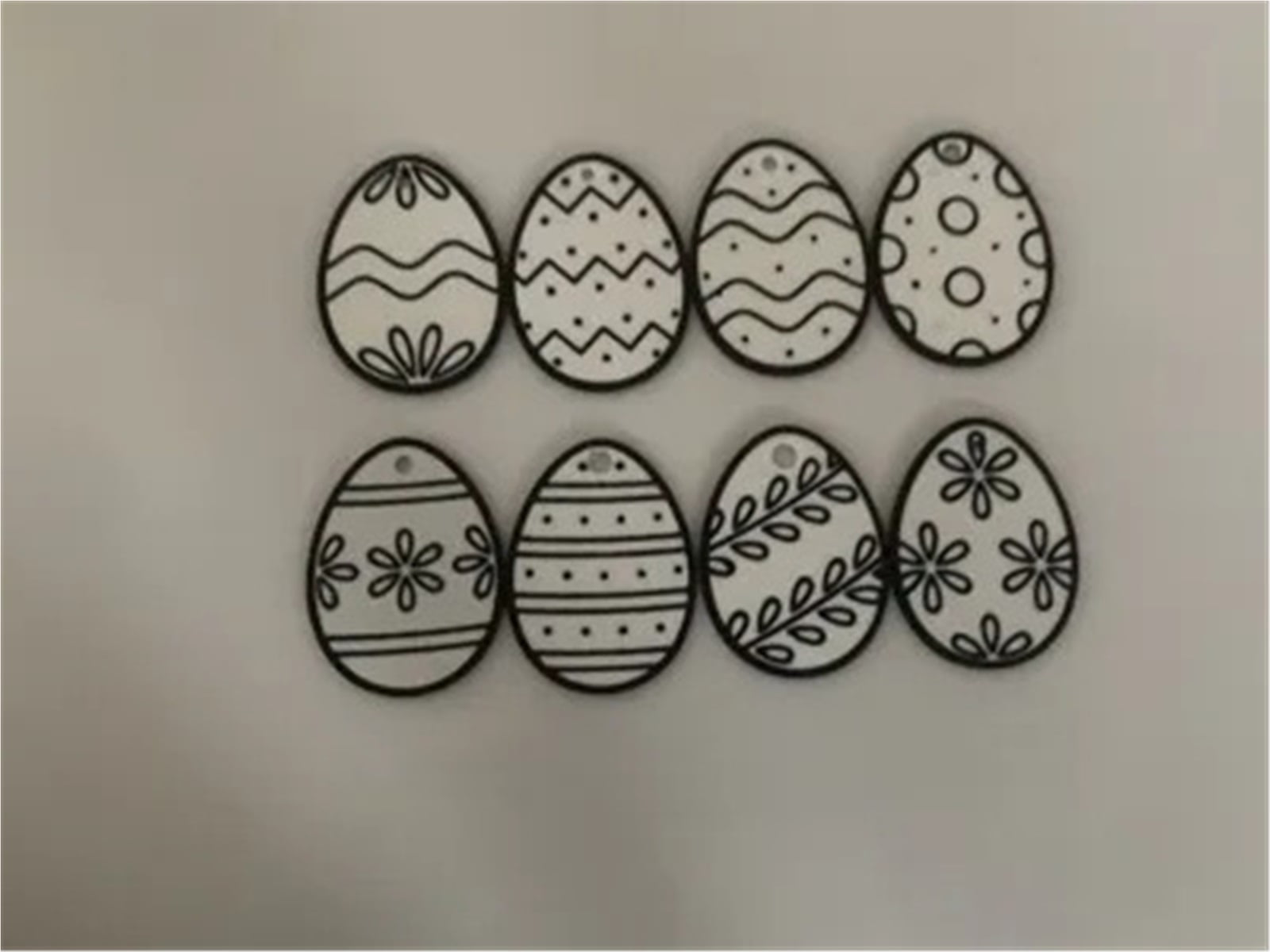 8PC Easter Egg 3D Printing Gift