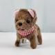thumbnail image 1 of Electric plush toy puppy can walk, bark, nod and wag its tail 1-3 pet playhouse children's toys (vertical eared teddy bear [brown]), 1 of 5