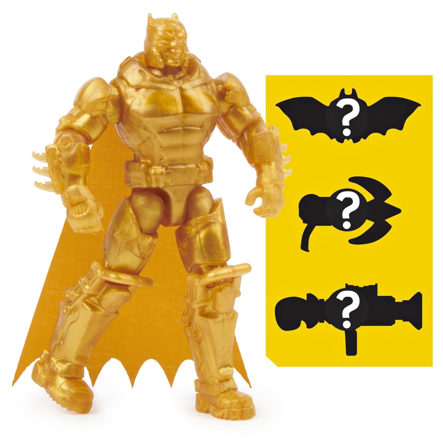 Batman 4-inch Action Figure with 3 Mystery Accessories, Mission 4