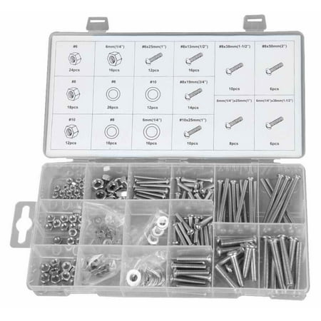 

DURATOOL - Stainless Bolt & Nut Pack 224 Piece