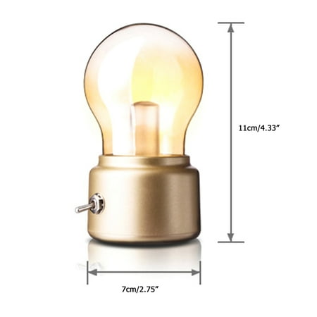 

Big sale USB Rechargeable LED Bulb Lamp with Retro Metal Toggle Switch Energy Saving and Elegant Desk Lighting