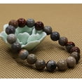 thumbnail image 3 of Angelstones Natural Polychrome Jasper Genuine Semi-Precious Gemstones Healing 10mm Beaded Stretch Bracelet 7" Unisex, 3 of 4