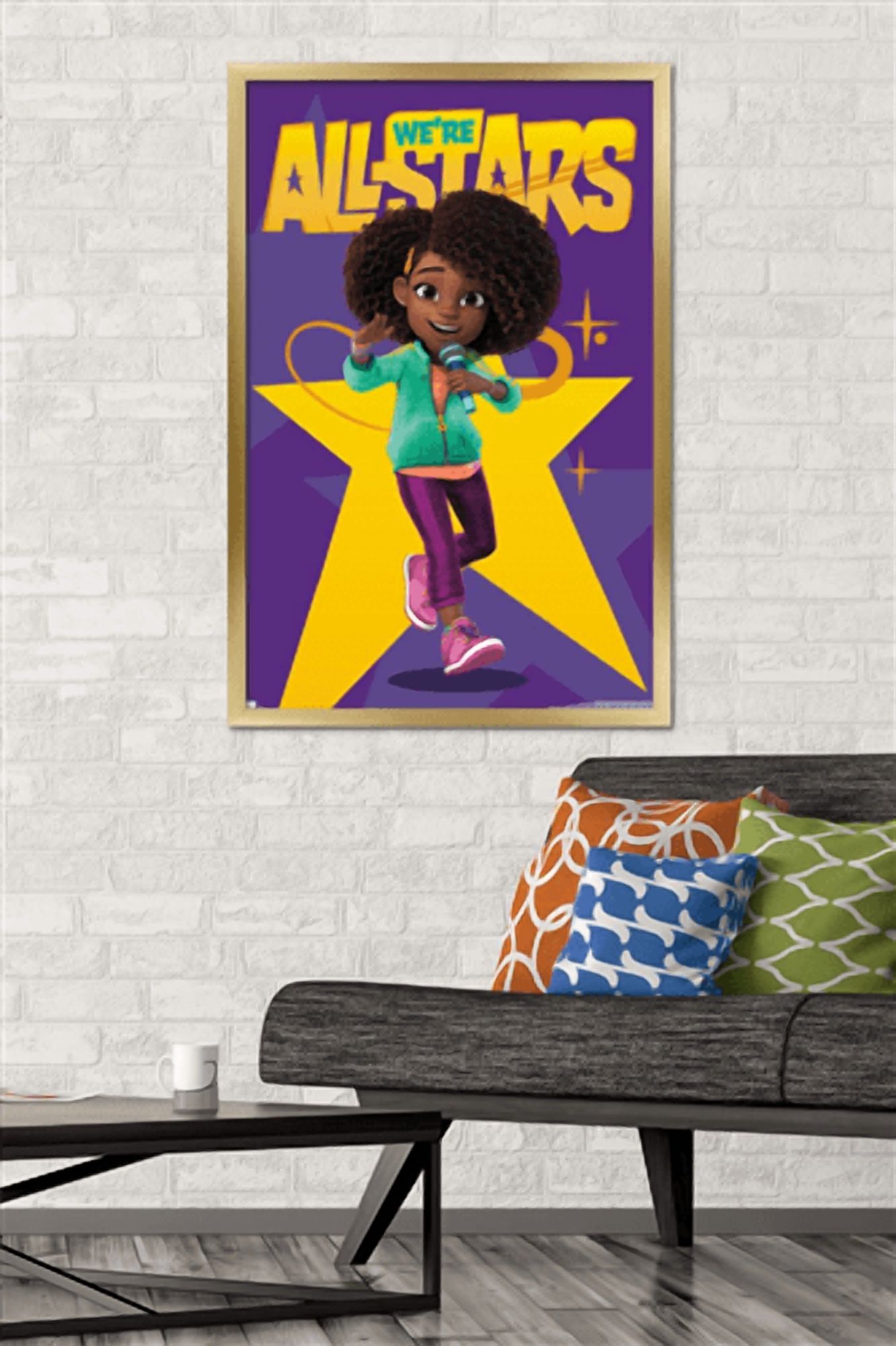 Karma's World - All-Stars Wall Poster, 22.375" x 34" Framed