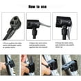 thumbnail image 6 of VIMILOLO Bike Pump Portable, Ball Pump Inflator Bicycle Floor Pump with high Pressure Buffer Easiest use with Both Presta and Schrader Bicycle Pump Valves-160Psi Max, 6 of 9