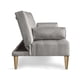 thumbnail image 4 of Sofá Cama Makora Queen Con Memory Foam, Color Gris Claro, Lino Respaldo Reclinable De 3 posiciones. Makora Con Portavasos, 4 of 10