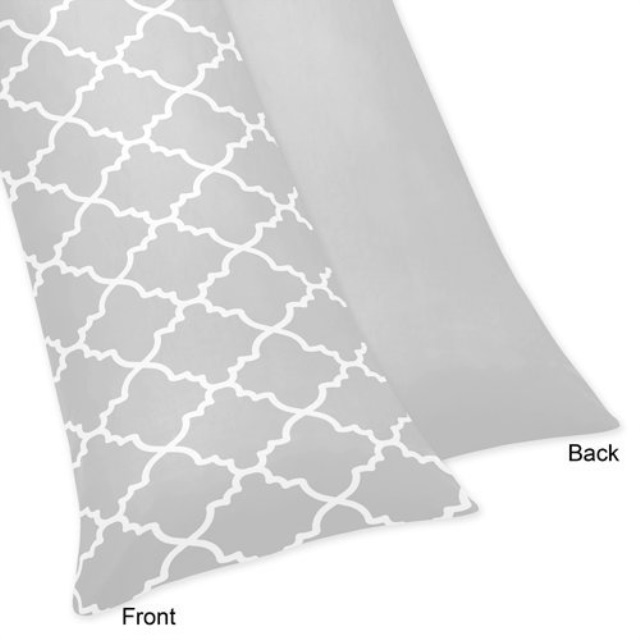 Pregnancy and Maternity Full Length Double Zippered Body Pillow by Sweet Jojo Designs Down Alternative Body Pillow