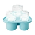 thumbnail image 1 of Molde de silicona Wosthever para cubitos de hielo con tapa extraíble Cocina y Comedor azul, 1 of 6
