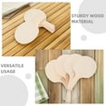 thumbnail image 3 of Mobutofu 4 Pair Blank Design Diy Table Tennis Racket Blanks with Ergonomic Handling for Training, 3 of 8