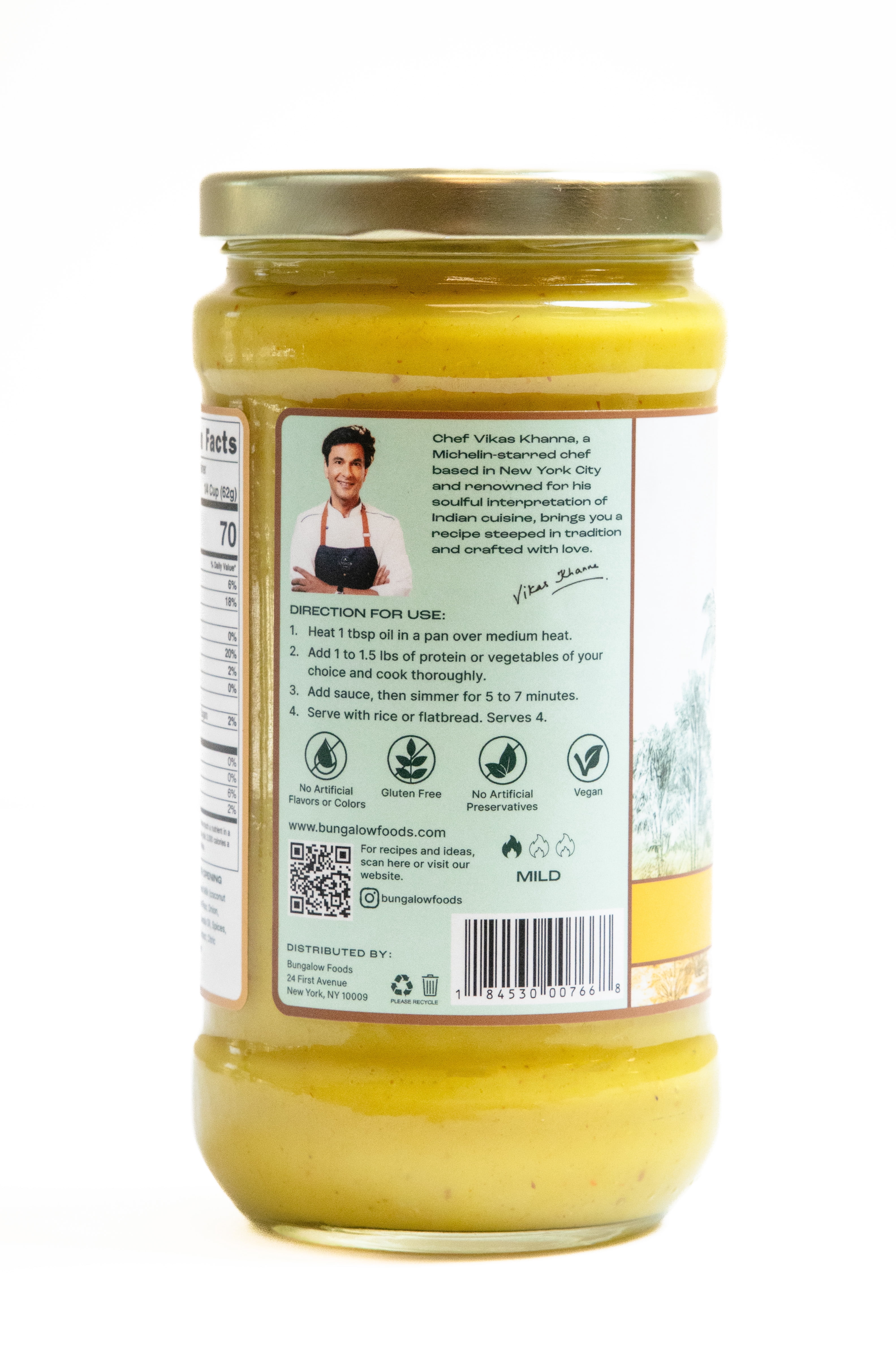 (6 pack) Bungalow Foods Coconut Tamarind Indian Simmering Sauce, 16 oz