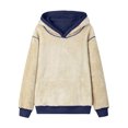 thumbnail image 4 of Wancir Womens Casual Winter Warm Fleece Sherpa Lined Pullover Hooded Sweatshirt, 4 of 5