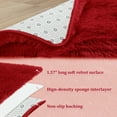 thumbnail image 4 of GlowSol 8x10 Shag Area Rug Modern Indoor Plush Fluffy Rugs Extra Soft and Comfy Shaggy Carpet Rugs for Bedroom Living Room Dorm, Red, 4 of 7