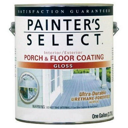 True Value 106676 1 gal Exterior Gloss Porch & Floor Coating, Urethane Fortified - Dark Gray