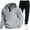 White, variant on Aofany Mens Tracksuit 2 Piece Set, Hooded Sweatshirt Running Jogging Pants Suits, Winter Outdoor Sports Casual Outfits