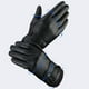 thumbnail image 3 of Minnieouse 1 par de guantes de ciclismo de cuero a prueba de viento impermeable pantalla táctil invierno cálido motocicleta Camping senderismo guantes y mitones Marrón oscuro, 3 of 6