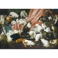 thumbnail image 2 of Carl Kahler 18x14 Gold Ornate Wood Frame and Double Matted Museum Art Print Titled - My Wife's Lovers, 2 of 4