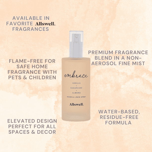 Allswell Embrace (Vanilla + Sugarcane + Almond) Scented Room and
