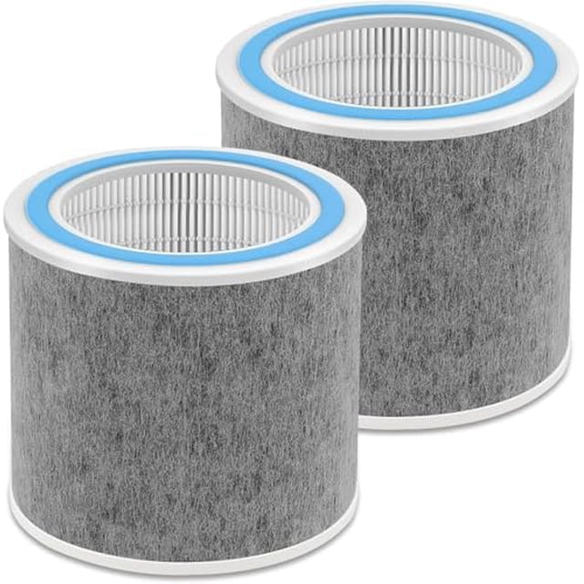 Lot de 2 Filtres de Remplacement HP102, Compatible avec Shark HP102 & HP102PET & HC452 & HC132 & HC450 & HC451 & HC455, Pièce de Rechange HE1FKPET, HE1FKBAS...